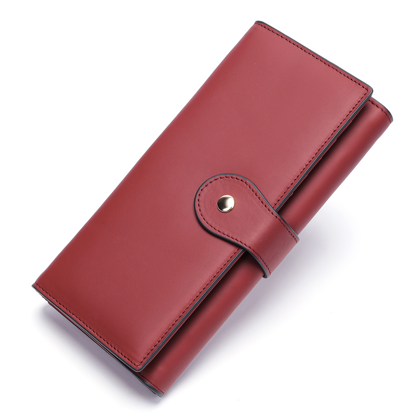 Novcanik od prirodne koze - bordo