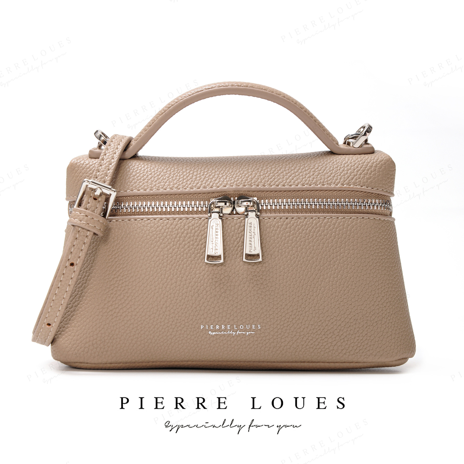 Torbica Pierre Loues - tamno bež